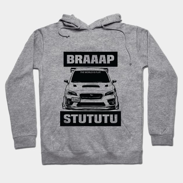 Subaru WRX STI Car - Impreza Raptor Eye Modified JDM Car Hoodie by JDM-Rey